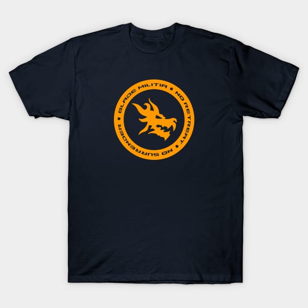 Blade Dragon T-Shirt by OrangeCup